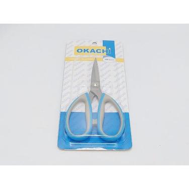 Imagem de Tesoura 17cm Cabo Borracha OK-4073 - Okachi
