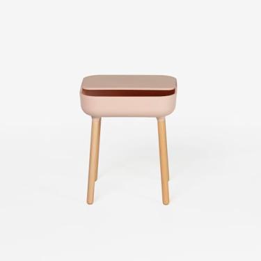 Imagem de Mesa de Cabeceira Liny 47 cm x 40 cm Rosa