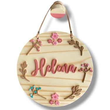 Imagem de Porta Maternidade - Flâmula Jardim de Flores