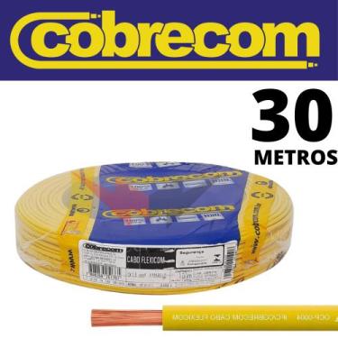 Imagem de Cabo Amarelo Para Luz E Força Com Selo Do Inmetro 2,5mm 30 metros - co