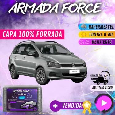 Imagem de Capa Cobrir Carro SPACEFOX 100% Forrada Armada Force 100% Impermeável 