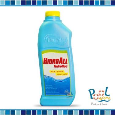 Imagem de Clarificante Hidrofloc Floculante Hidroall 1L