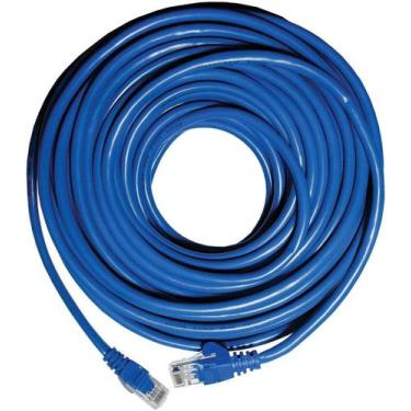 Imagem de Cabo de Rede Ethernet 30 Metros Alta Velocidade Cat5e Ideal para Inter