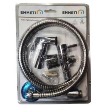 Imagem de Ducha Higiênica Eco Registro 1/4 e Gatilho Metal Cromado - Emmeti