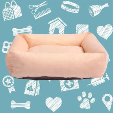 Imagem de Cama caminha pet quadrada para animas de pequeno e médio porte - Talis