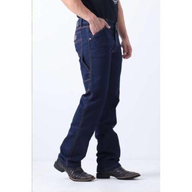 Imagem de Calça Jeans Nelore Country Infantil Carpinteiro Masculino , Amaciada, 