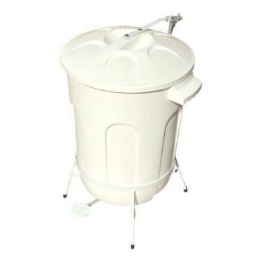 Imagem de Lixeira Pedal De 100lts Com Armação De Ferro - JSN