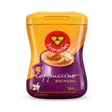 Imagem de Cappuccino Baunilha 3 Corações Pote 200g