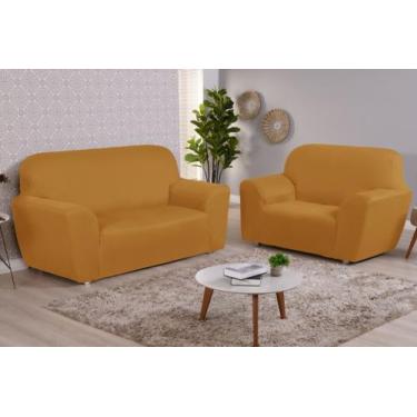 Imagem de Capa para sofa king 2 e 3 lugares malha gel lisa - MAYRA ENXOVAIS, MOS