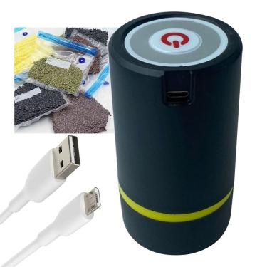 Imagem de Mini Seladora a Vacuo Portatil Conserva Alimentos Carne Verduras Touch Comida