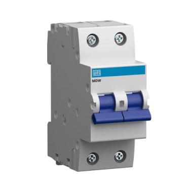 Imagem de Minidisjuntor bipolar curva c 10a - weg