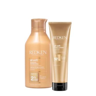 Imagem de Kit Redken All Soft Shampoo e Máscara (2 produtos)