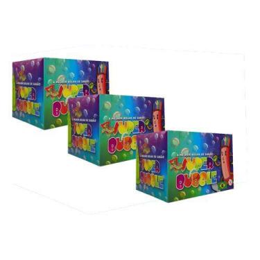 Imagem de Kit 36 Bolha Sabão Lembrancinha Aniversário Bolinha Sabão - Matoys