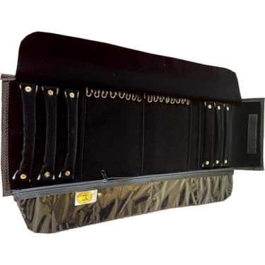 Imagem de Mostruário Pano Estojo Grande Joia Semijóias Bijus Especial (Azul Marinho) (Preto)