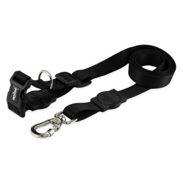 Imagem de Mood Pet Coleira Guia Mãos Livres Para Cães Cachorro Adestramento Passeio Porte Grande Médio Pequeno (Black, PP)