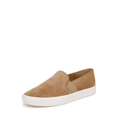 Imagem de Vince Tênis feminino Blair Slip On, Camurça marrom claro, 42