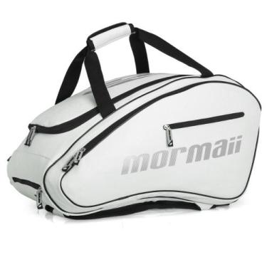 Imagem de Raqueteira Mormaii Pro 2 PU Beach e Padel Branca