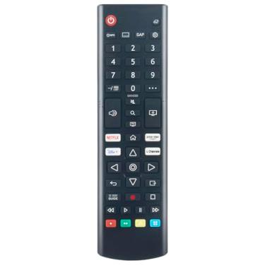 Imagem de Controle remoto de TV de substituição compatível com LG Smart 4K TV 75UP8070PUR 70UP8070PUR 43UP8000PUR 50UP8000PUR 55UP8000PUR 60UP8000PUR 65UP8000PUR 70UP8070PUA 65UP7700PUA 75UP8000PUA 75UP8000PUA