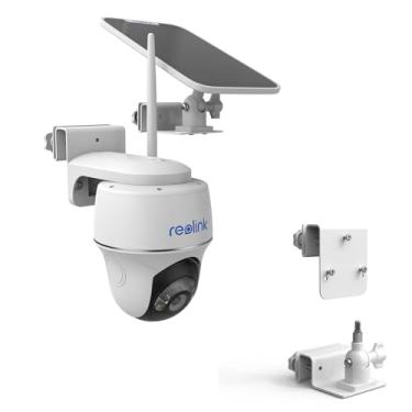 Imagem de TIUIHU Kit de montagem de suporte de calha para câmera de segurança Reolink Argus PT 3MP, 4K/8MP, 5MP/2K, 4MP/2K, Reolink Go PT Ultra Security Camera (branca)