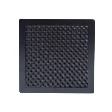 Imagem de Arandela Quadrada Plastica 6polegadas Difusor 30rms 8r Preto