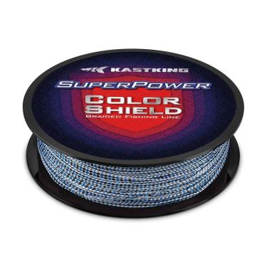 Imagem de Linha de pesca trançada KastKing Superpower ColorShield 65LB