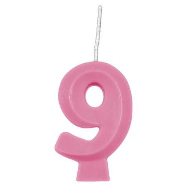 Imagem de Vela de Aniversário Candy Rosa - 1 Unidade - Regina, 9