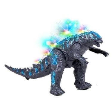 Imagem de Godzilla Dinossauro o Rei dos Monstros Com Luz Som e Movimento - CAIXA