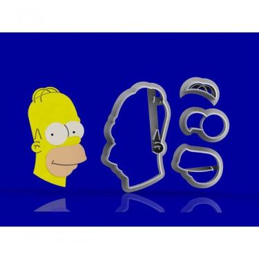 Imagem de Cortador Simpsons Hommer Modular Tamanho 5 Cm