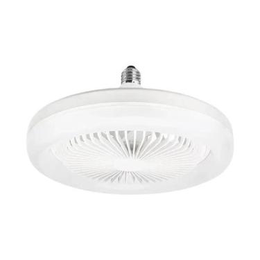 Imagem de Ventilador De Teto Silencioso 3 Em 1 Com Iluminação E27 Conversor Base