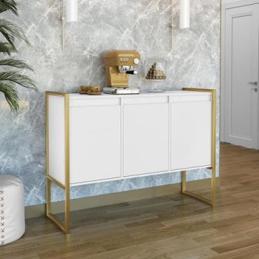 Imagem de Aparador Buffet 3 Portas Industrial Cantinho do Café para Sala de Jant