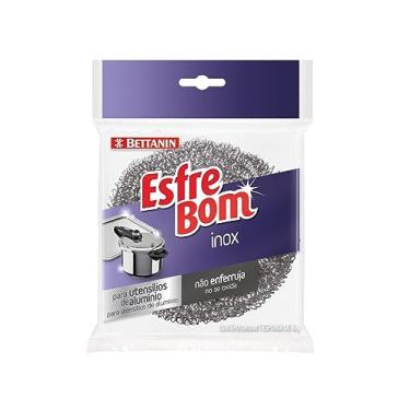 Imagem de EsfreBom - Esponja Aço Inox, Embalagem Unitária, Bettanin