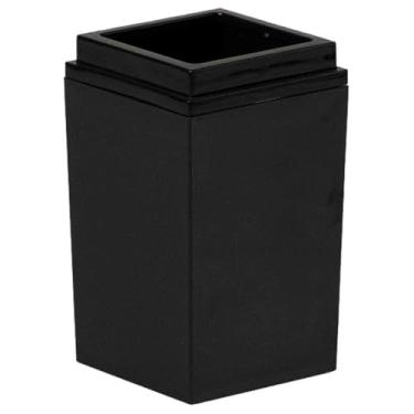 Imagem de Porta Escova de Dentes sem Tampa Banheiro Lavabo Pasta de Dente Acessórios Organização Modelo Vertical Material Resistente