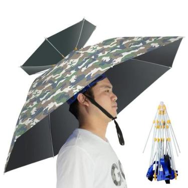 Imagem de Chapéu de guarda-chuva New-VI dobrável e ajustável UPF 50+