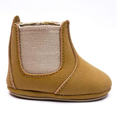 Imagem de Sapatinho Botina Infantil Casual Primeiros Passos Bebê BE01 Dt (15, Whisky)