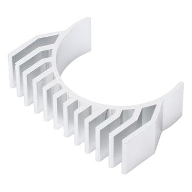 Imagem de WALFRONT Motor de Liga de Alumínio Motor de Calor do Dissipador de Calor Acessórios Impressora 3D Dissipação de Calor Eficiente para K1 K1C K1 Motor de Extrusão Máxima (Prata)