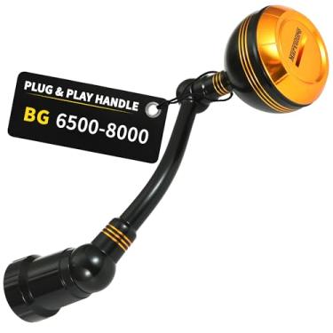 Imagem de MARVELURE Cabo elétrico compatível com Daiwa BG 1500-8000 alça de substituição de molinete giratório (não para trava tipo BG-H) (clássico, para BG 6500-8000)