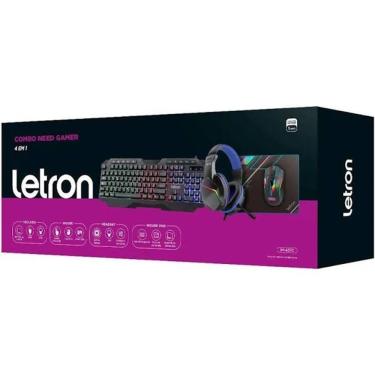 Imagem de Combo Need Gamer Headset Mouse e Teclado LED Estereo Driver 40MM Letron