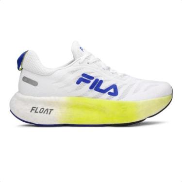 Imagem de Tênis Fila Float Maxxi 2 Masculino, 43, Branco, Amarelo