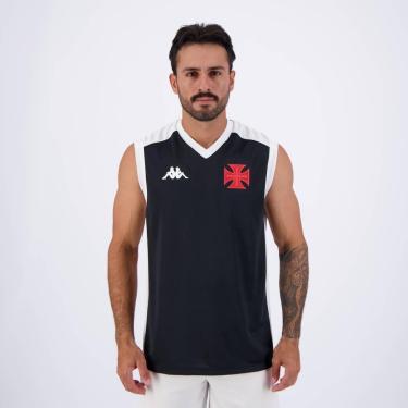Imagem de Regata Kappa Vasco Beau Preta-Masculino