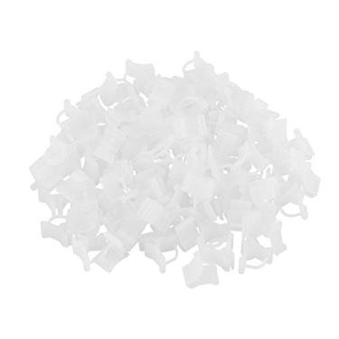 Imagem de Clipes de enxerto de planta, ferramentas de jardinagem de mudas de plástico para frutas e vegetais, grampos de fixação de vinil X100 para melancia, berinjela, frutas e vegetais