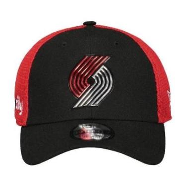 Imagem de BONÉ NEW ERA 3930 PORTLAND TRAIL BLAZERS PRETO VERMELHO-Masculino