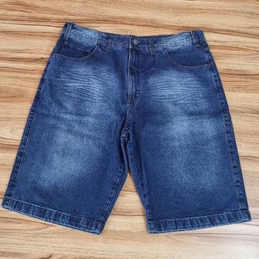 Imagem de Bermuda Masculina Jeans Com Elastano Louys Jordan Plus Size
