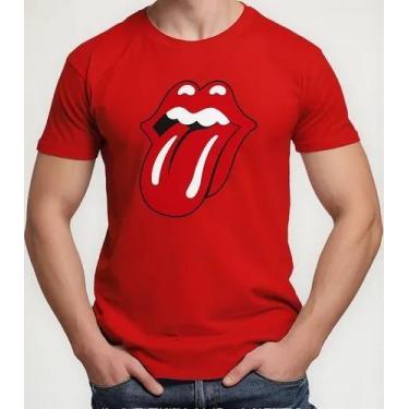 Imagem de Camisa Camiseta Adulto Masculina Feminina Algodão Banda de Rock Rollin