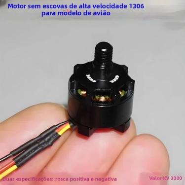 Imagem de Motor Brushless De Alta Potência 3S 1306 3000KV CW CCW 12V Mini Rotor 