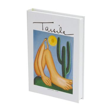 Imagem de Caixa Livro Decorativa em MDF e Canvas Abaporu 28cm 21692 Mart