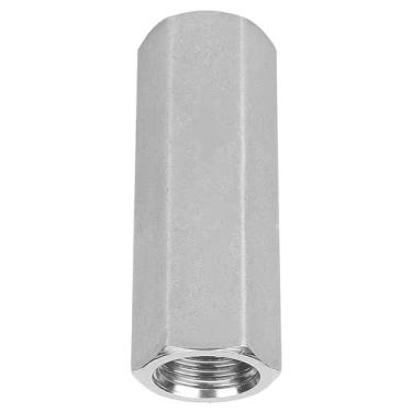Imagem de Generic Válvula de Retenção de Ar de Rosca Fêmea Hexagonal de Aço Inoxidável para Conexão de Tubo de água, Resistente à Ferrugem para Tubo de Gás, 1/2 pol., Adequado para Conexão de Gás e água (1/4”)