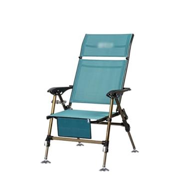 Imagem de Cadeira de pesca, cadeira de pesca, dobrável, pernas extensíveis, encosto ajustável, cadeira de acampamento