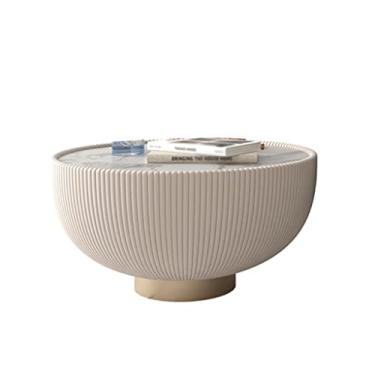 Imagem de Mesa de centro pequena mesa de chá redonda mesa de chá pequeno apartamento mesa de chá moderna minimalista mesa de chá sala de estar mesa lateral quarto (A)