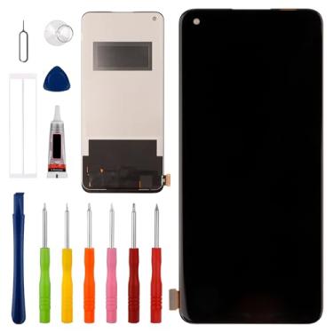 Imagem de Vvsialeek Novo conjunto de digitalizador de tela LCD sensível ao toque compatível com OnePlus Nord CE 2 5G IV2201 [6,4 polegadas] com ferramentas de reparo -