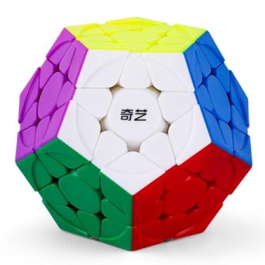 Imagem de Bukefuno QY Toys Megaminx QiHeng S2 Cubo 3x3 Cubo Mágico Dodecaedro Mágico QiHeng V2 3x3x3 Pentagonal 2024 Velocidade Cubo Quebra-Cabeça